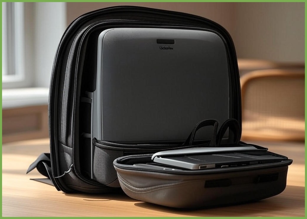 laderive비지니스 백팩 노트북 백팩 신발 수납이 가능한 여행 가방 - 이미지 1