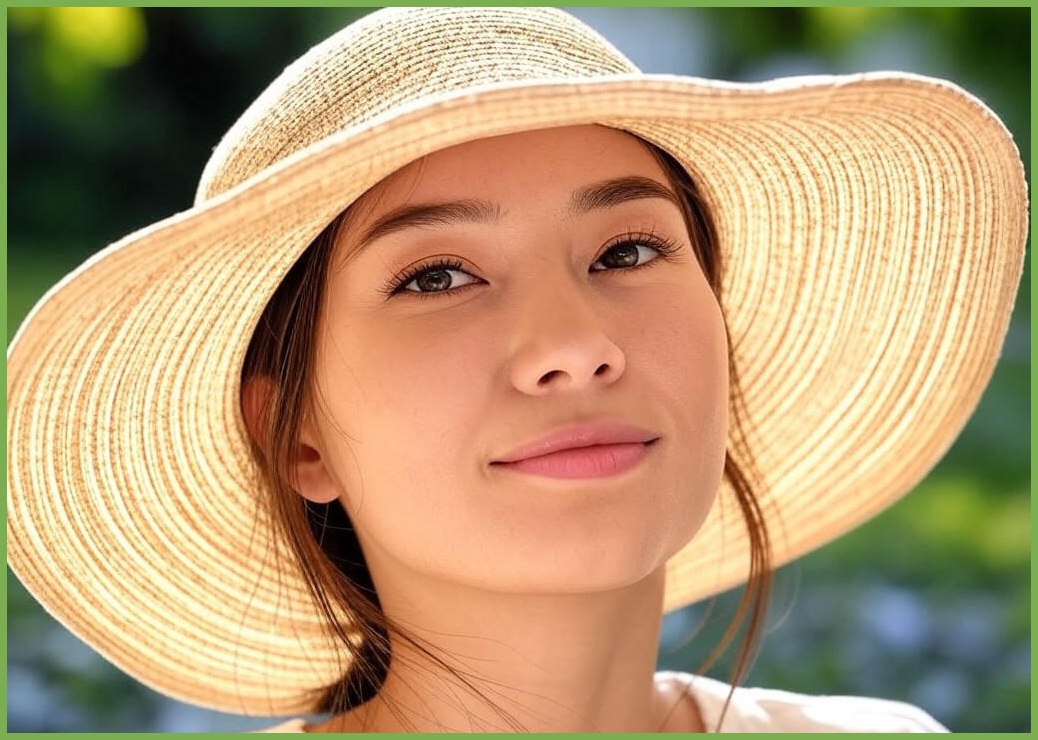 마인드브릿지 여성용 UV차단 라탄 썬캡모자 MACP0051 - 이미지 1