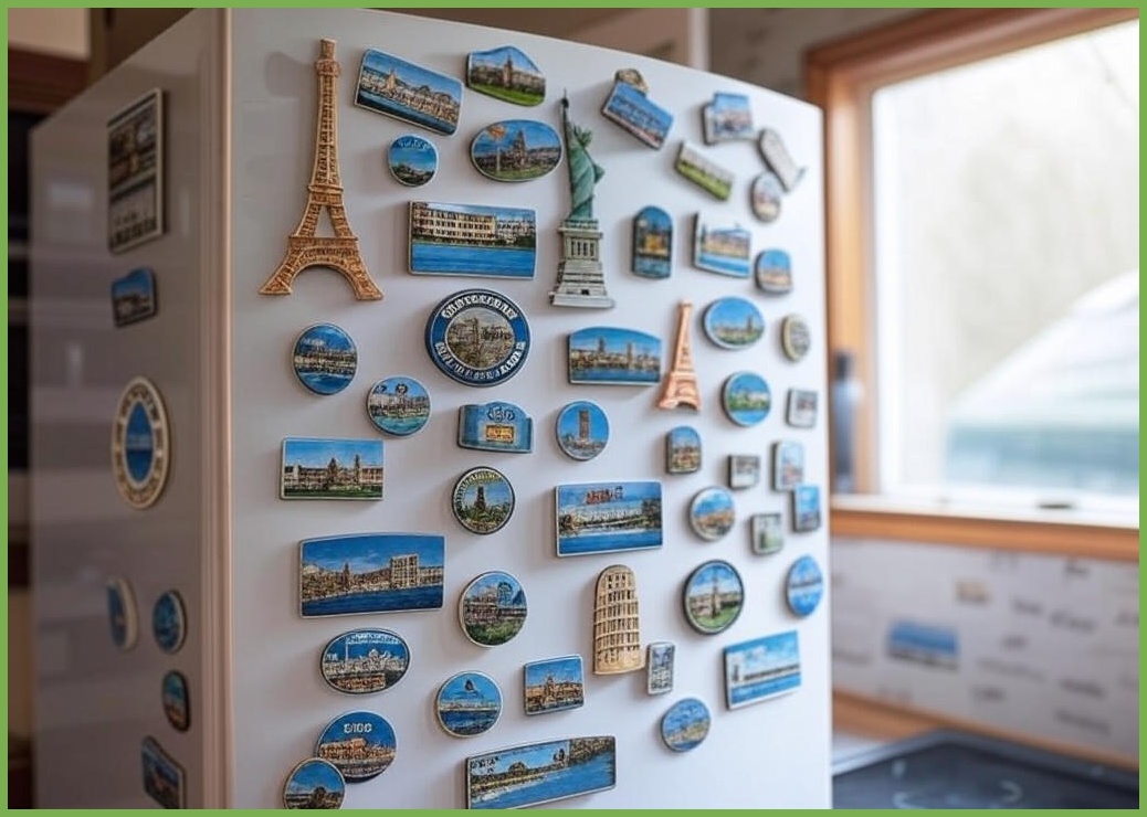 세계 여행 컬렉션 냉장고 자석 - 이미지 1