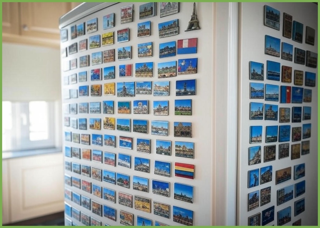 세계 여행 컬렉션 냉장고 자석 - 이미지 1
