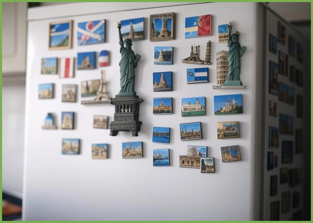 세계 여행 컬렉션 냉장고 자석 - 이미지 2