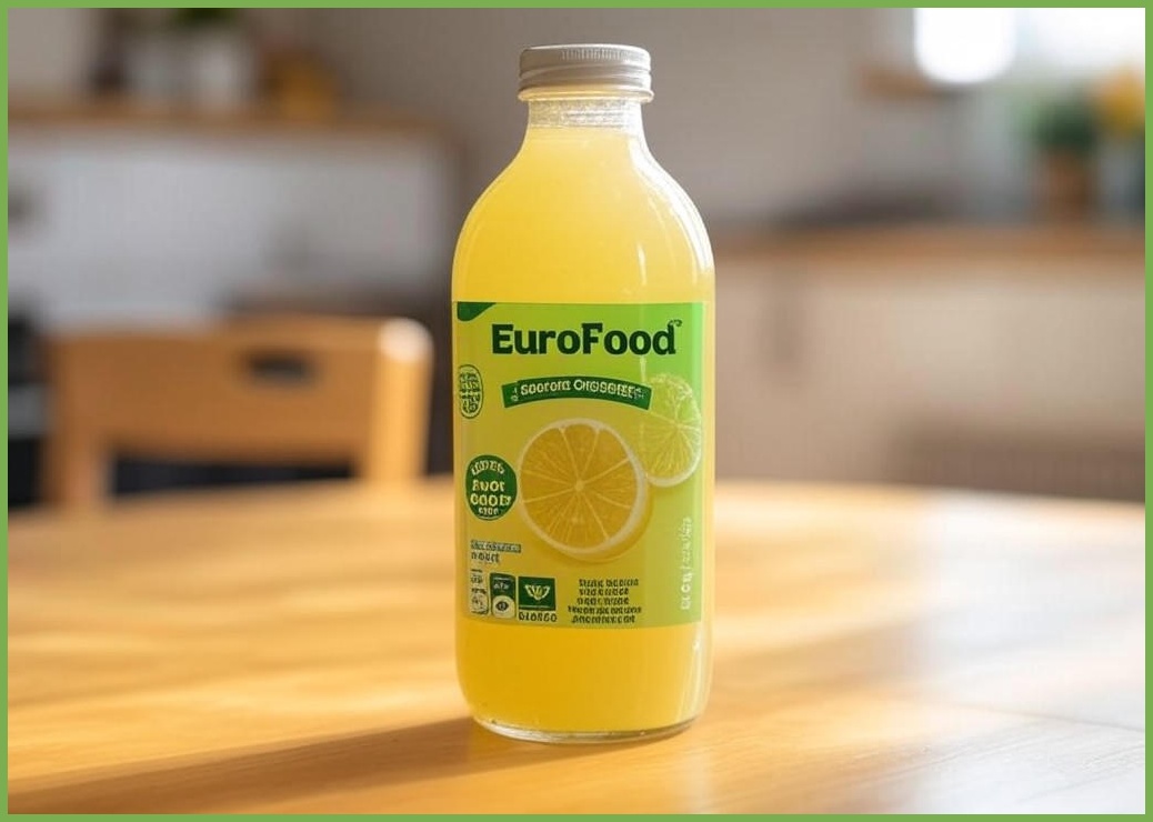 유로푸드 유기농 레몬주스, 1L, 1개 - 이미지 1