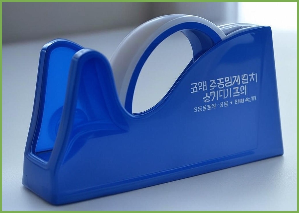 코멧 초강력 사선컷팅 테이프크리너 3단 핸들 + 거치대 + 리필 4개, 1개 - 이미지 1